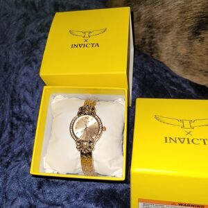 Invicta Gold and Silver Watch